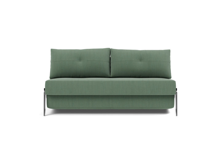 Canapea extensibila Cubed Alu 160x200cm, tesatura la alegere #material_518-elegance-green
