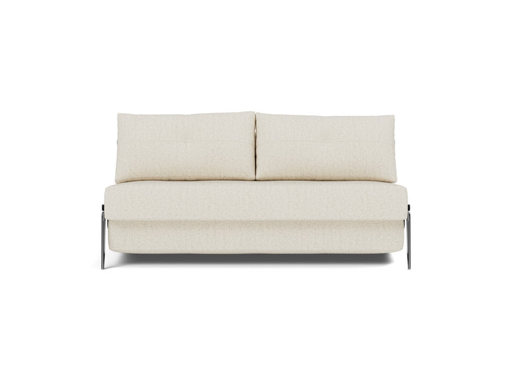 Canapea extensibila Cubed Alu 160x200cm, tesatura la alegere #material_531-boucl-off-white