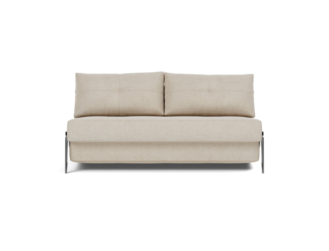 Canapea extensibila Cubed Alu 160x200cm, tesatura la alegere #material_586-phobos-latte
