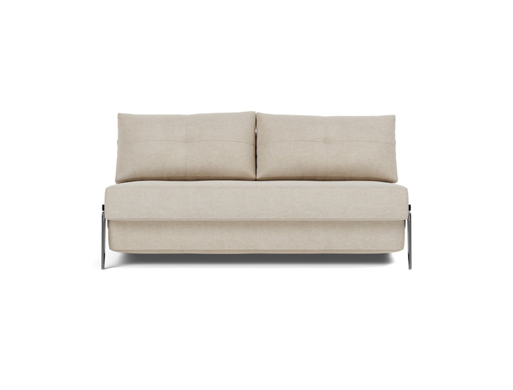 Canapea extensibila Cubed Alu 160x200cm, tesatura la alegere #material_586-phobos-latte