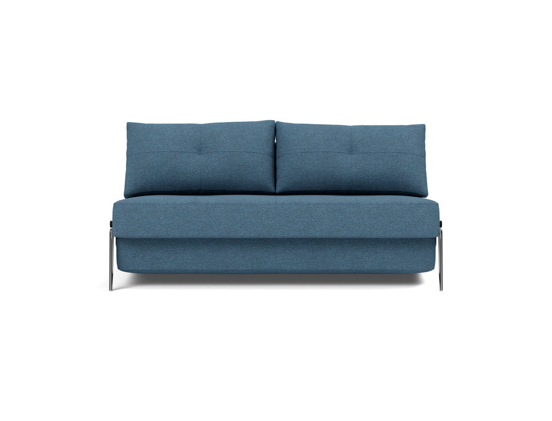 Canapea extensibila Cubed Alu 160x200cm, tesatura la alegere #material_302-weda-blue