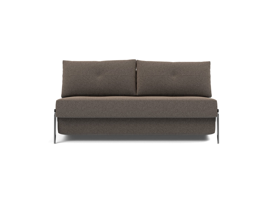 Canapea extensibila Cubed Alu 160x200cm, tesatura la alegere #material_530-boucl-taupe