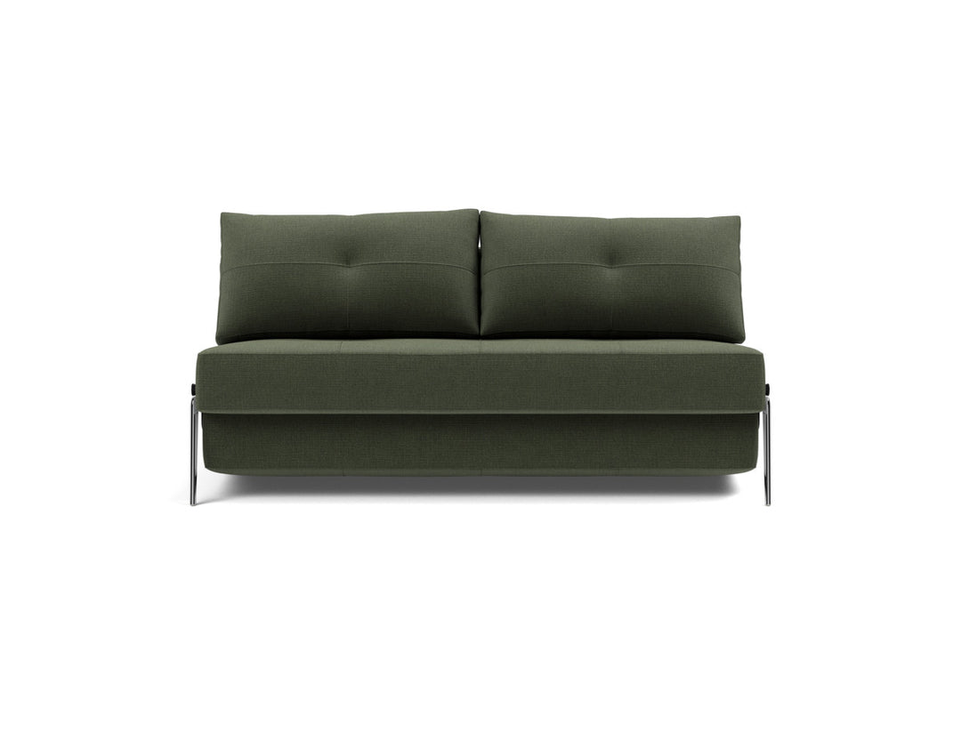 Canapea extensibila Cubed Alu 160x200cm, tesatura la alegere #material_413-esina-olive-green