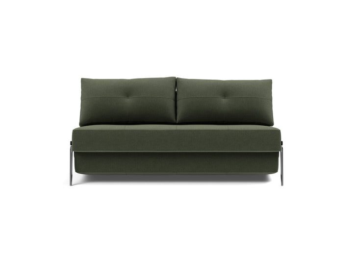 Canapea extensibila Cubed Alu 160x200cm, tesatura la alegere #material_413-esina-olive-green