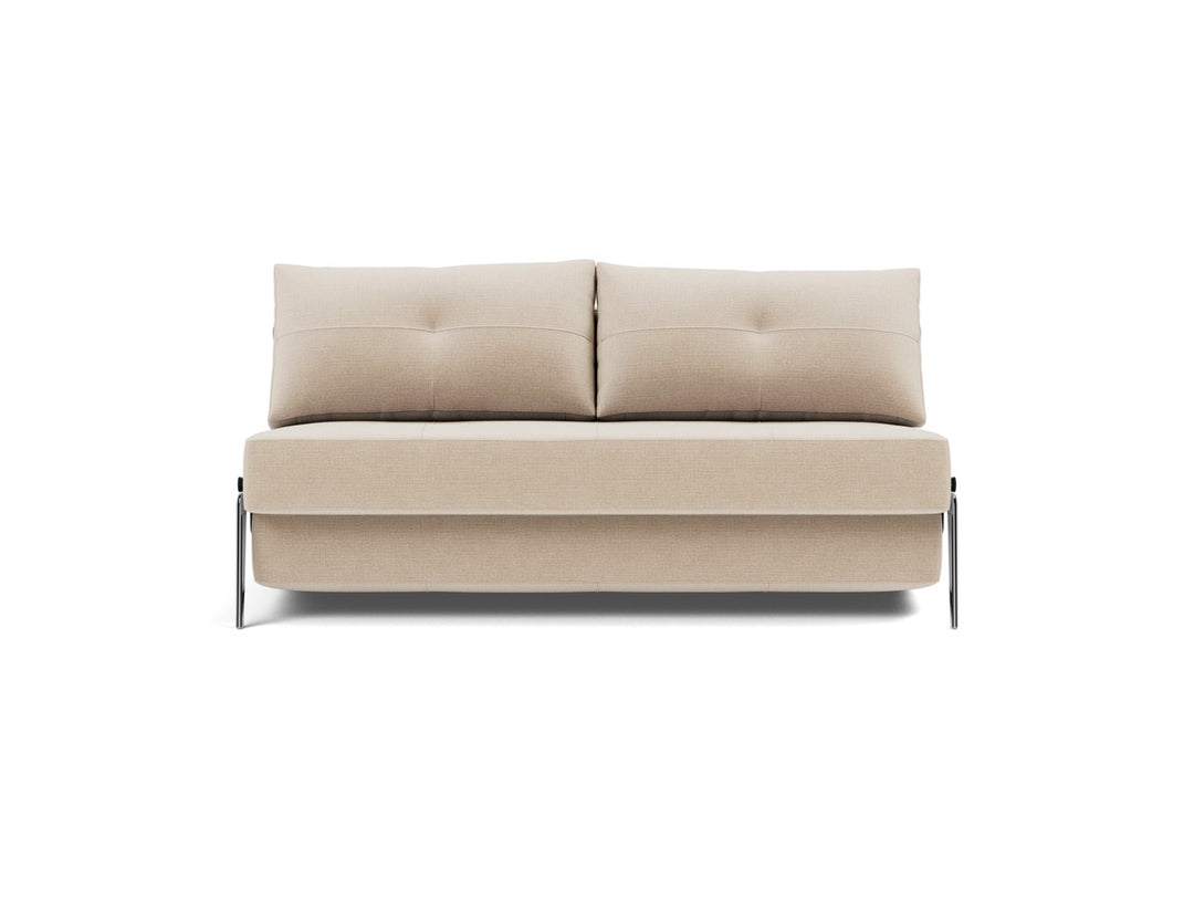 Canapea extensibila Cubed Alu 160x200cm, tesatura la alegere #material_410-esina-almond