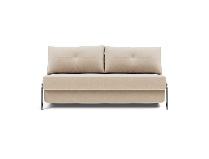 Canapea extensibila Cubed Alu 160x200cm, tesatura la alegere #material_410-esina-almond
