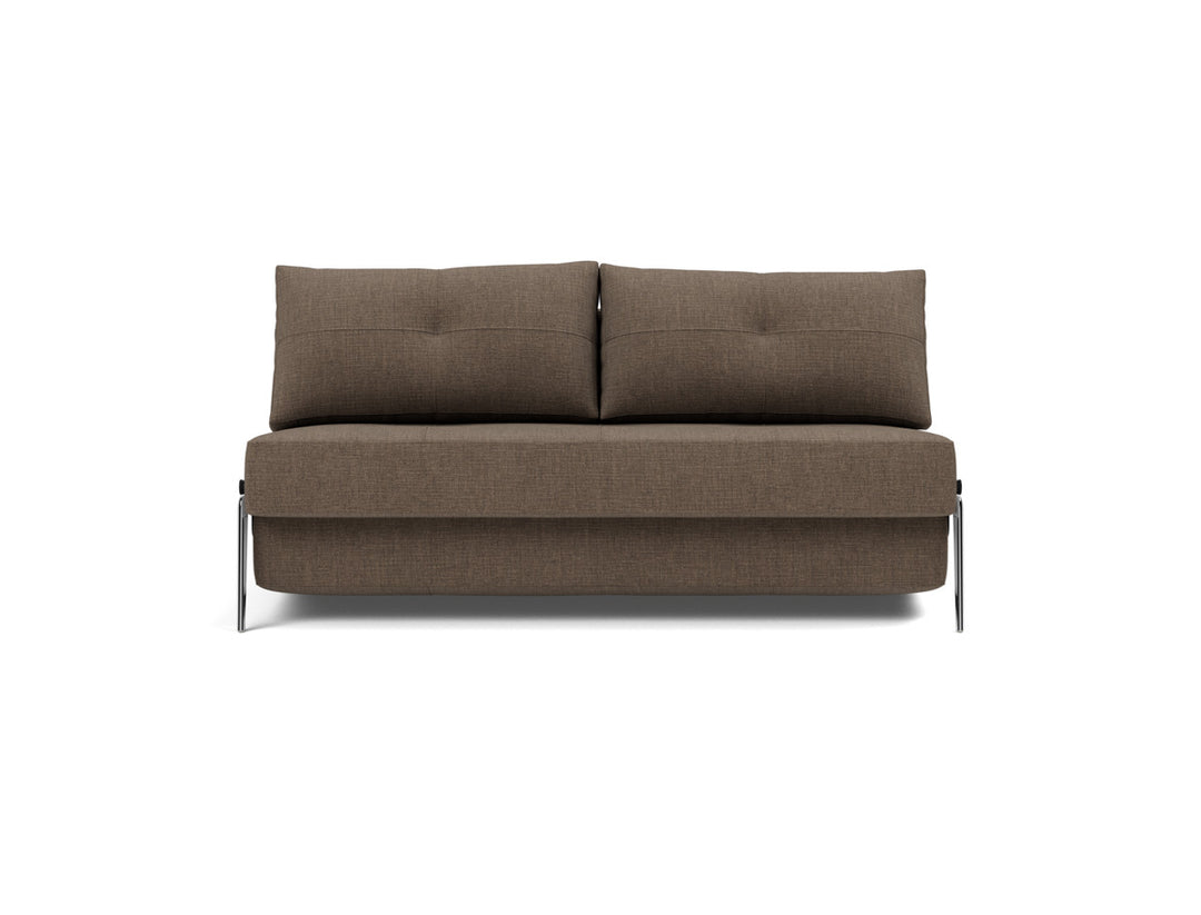 Canapea extensibila Cubed Alu 160x200cm, tesatura la alegere #material_411-esina-cedar-brown