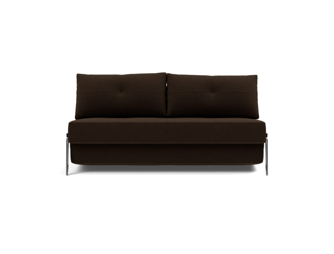 Canapea extensibila Cubed Alu 160x200cm, tesatura la alegere #material_358-taura-chocco