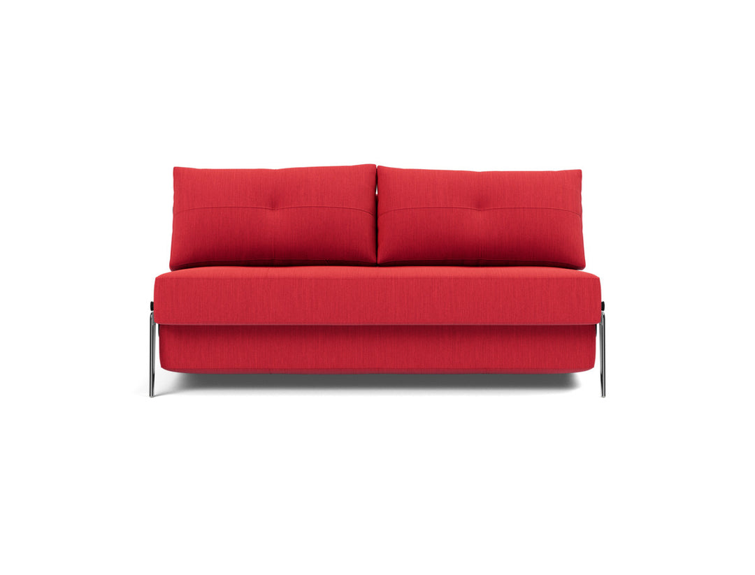 Canapea extensibila Cubed Alu 160x200cm, tesatura la alegere #material_511-elegance-red