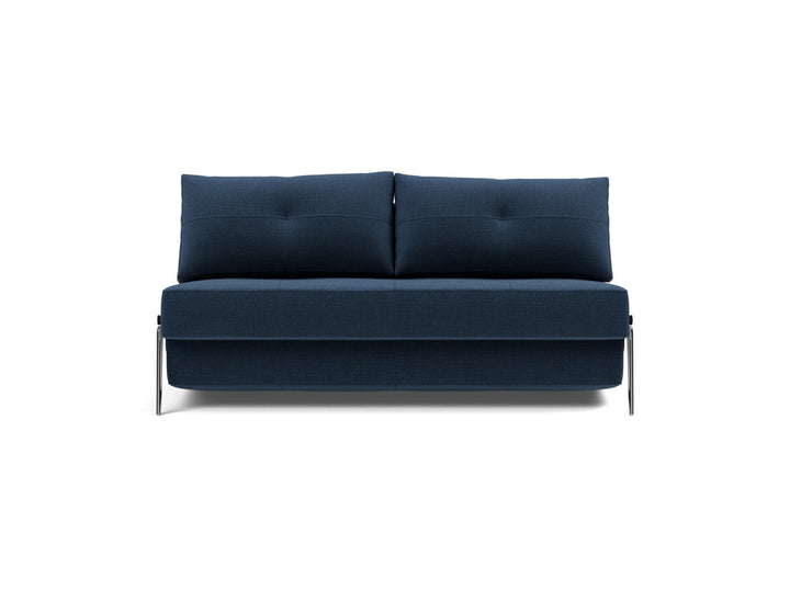 Canapea extensibila Cubed Alu 160x200cm, tesatura la alegere #material_414-esina-indigo-blue