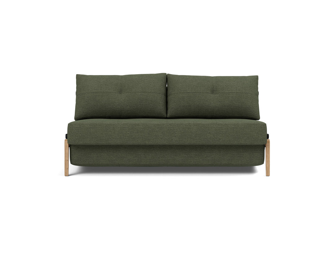 Canapea extensibila Cubed Wood 160x200cm, tesatura la alegere #material_353-taura-forest