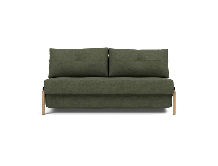 Canapea extensibila Cubed Wood 160x200cm, tesatura la alegere #material_353-taura-forest