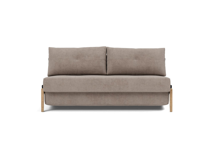 Canapea extensibila Cubed Wood 160x200cm, tesatura la alegere #material_318-cordufine-beige
