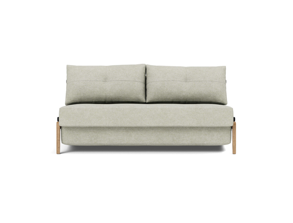 Canapea extensibila Cubed Wood 160x200cm, tesatura la alegere