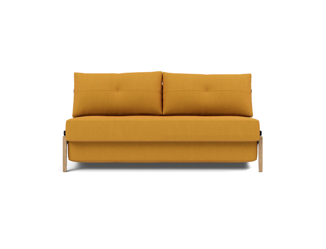Canapea extensibila Cubed Wood 160x200cm, tesatura la alegere #material_507-elegance-burned-curry