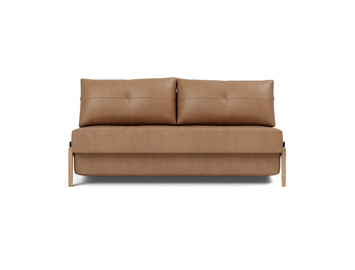 Canapea extensibila Cubed Wood 160x200cm, tesatura la alegere #material_551-faunal-brown