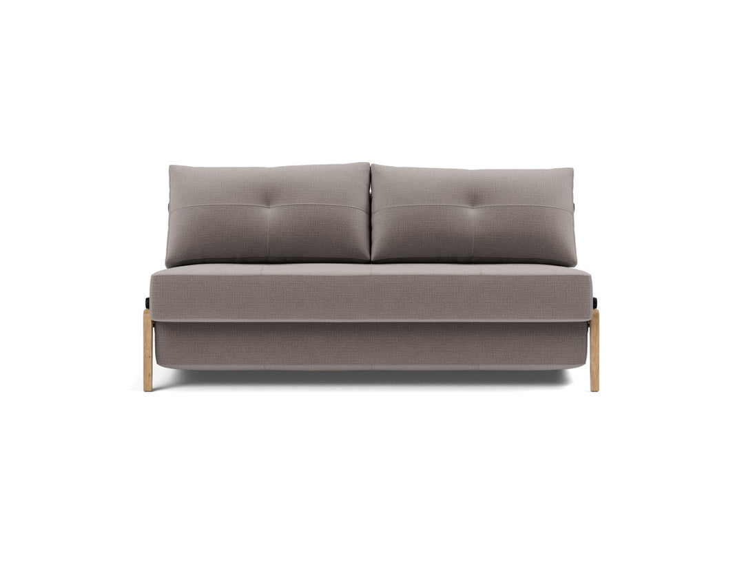 Canapea extensibila Cubed Wood 160x200cm, tesatura la alegere #material_418-esina-truffle