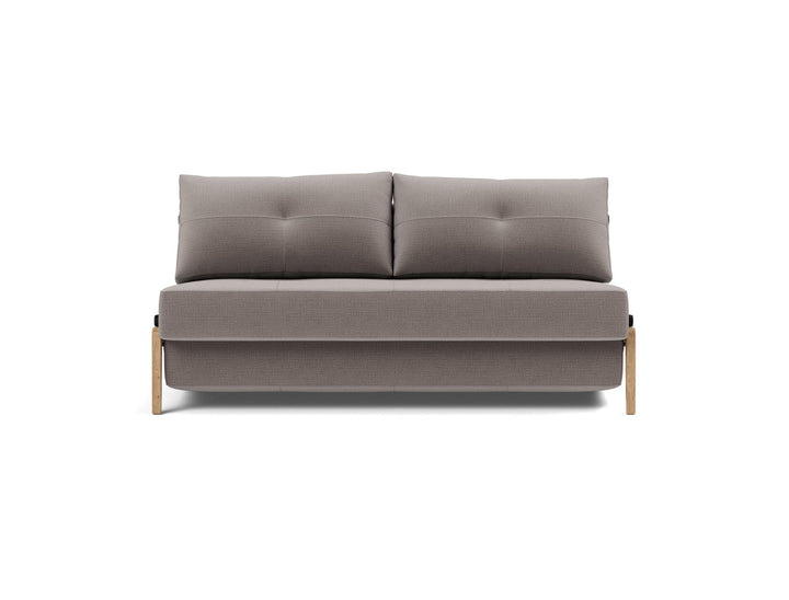 Canapea extensibila Cubed Wood 160x200cm, tesatura la alegere #material_418-esina-truffle