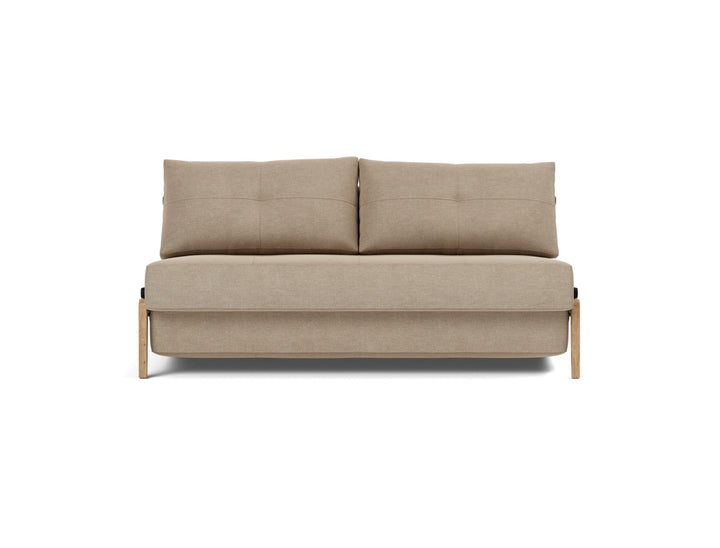 Canapea extensibila Cubed Wood 160x200cm, tesatura la alegere #material_587-phobos-mocha