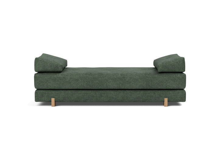 Canapea extensibila Sigmund Oak 160x200 cm, tesatura la alegere #material_281-avella-pine-green