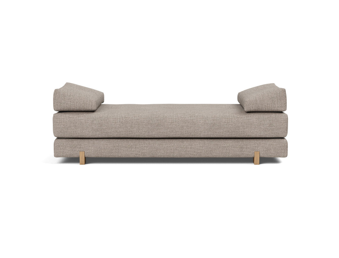 Canapea extensibila Sigmund Oak 160x200 cm, tesatura la alegere #material_472-yuveno-warm-grey