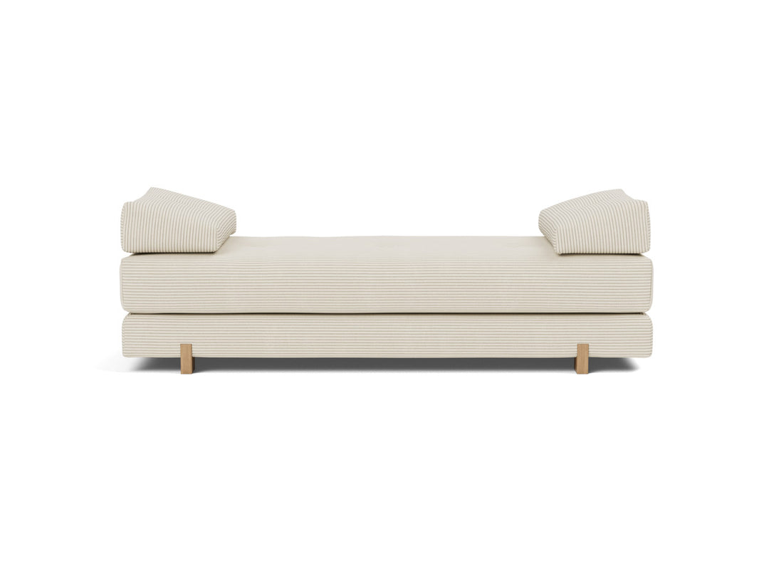Canapea extensibila Sigmund Oak 160x200 cm, tesatura la alegere #material_594-corduroy-ivory