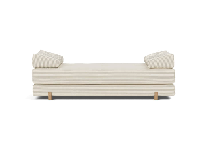 Canapea extensibila Sigmund Oak 160x200 cm, tesatura la alegere #material_594-corduroy-ivory