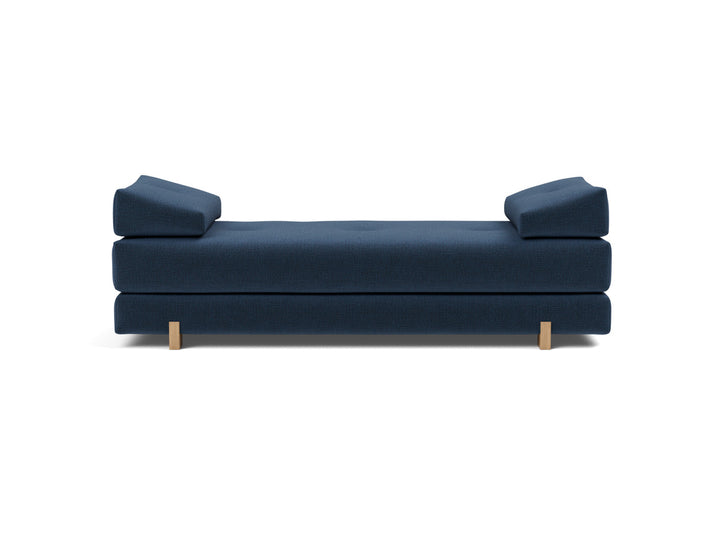 Canapea extensibila Sigmund Oak 160x200 cm, tesatura la alegere #material_414-esina-indigo-blue