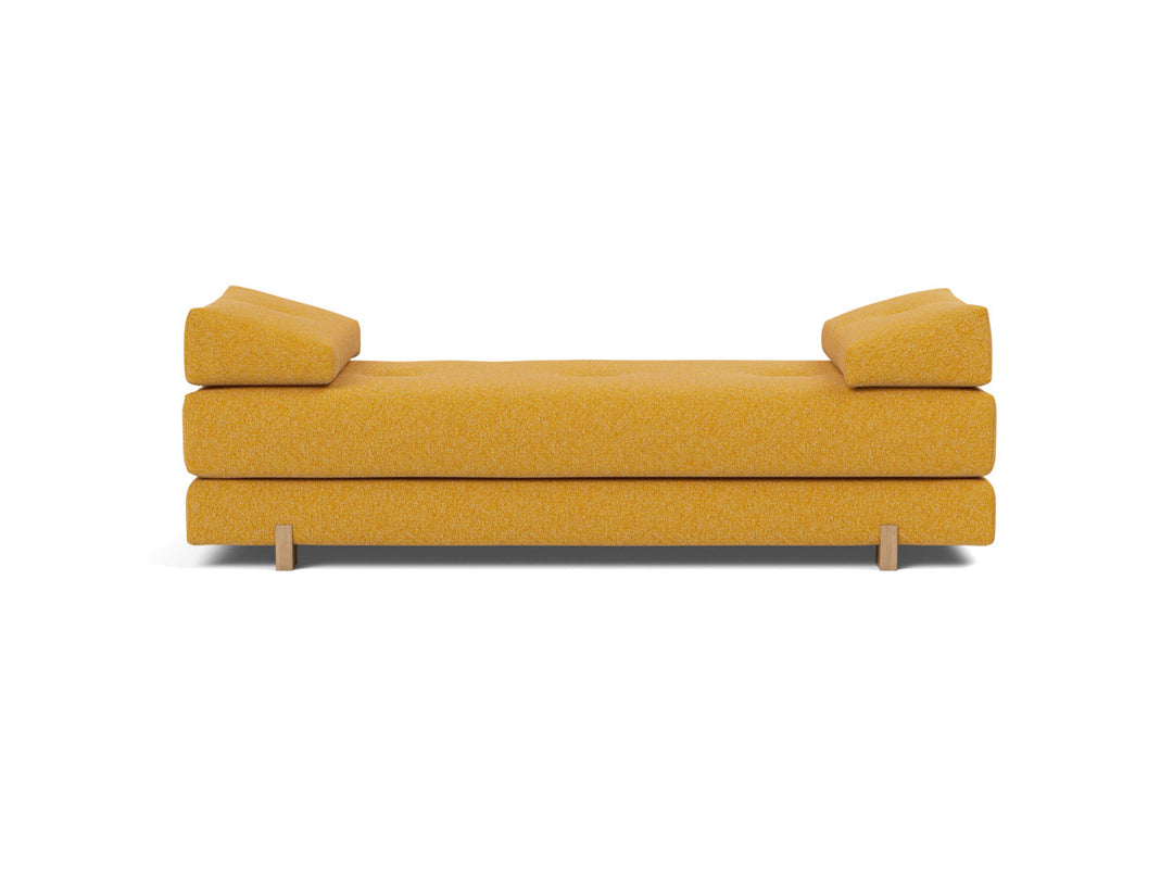 Canapea extensibila Sigmund Oak 160x200 cm, tesatura la alegere #material_536-boucl-ochre