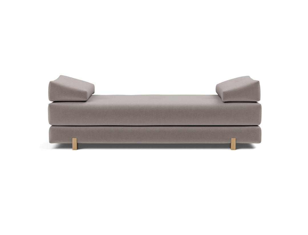 Canapea extensibila Sigmund Oak 160x200 cm, tesatura la alegere #material_418-esina-truffle