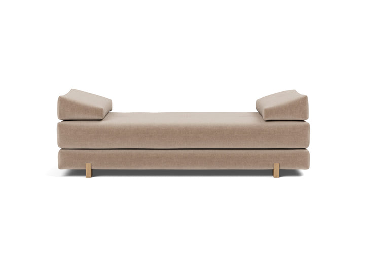 Canapea extensibila Sigmund Oak 160x200 cm, tesatura la alegere #material_417-esina-mocha