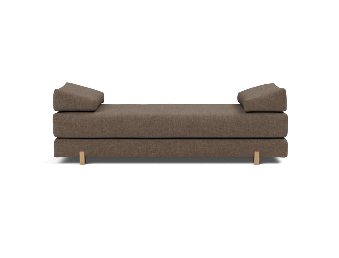 Canapea extensibila Sigmund Oak 160x200 cm, tesatura la alegere #material_411-esina-cedar-brown