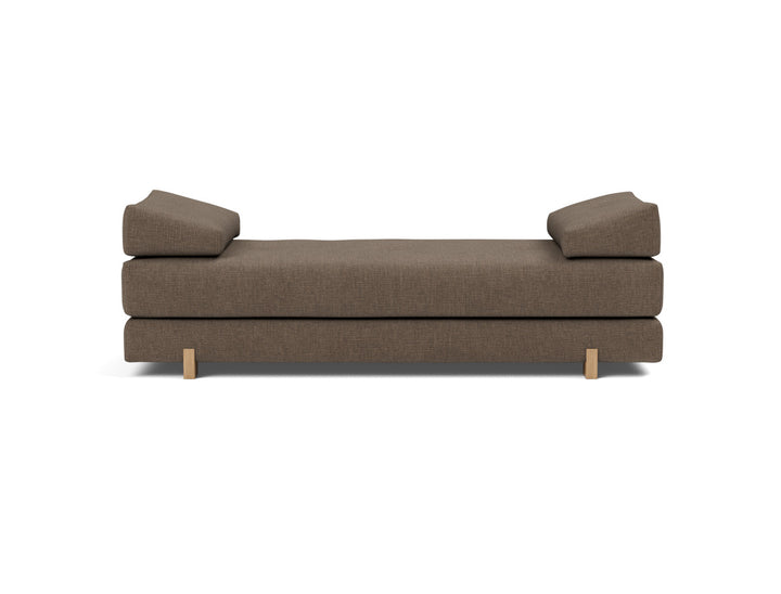 Canapea extensibila Sigmund Oak 160x200 cm, tesatura la alegere #material_411-esina-cedar-brown