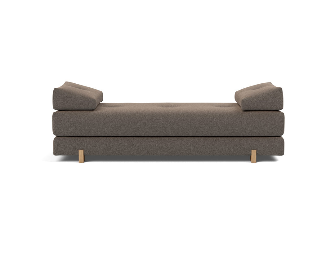Canapea extensibila Sigmund Oak 160x200 cm, tesatura la alegere #material_530-boucl-taupe