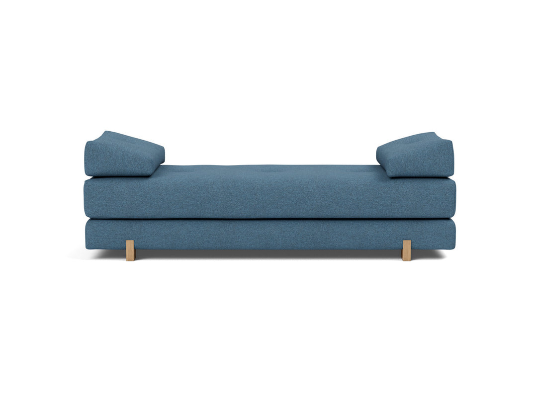 Canapea extensibila Sigmund Oak 160x200 cm, tesatura la alegere #material_302-weda-blue