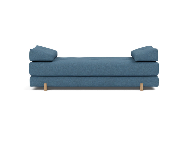 Canapea extensibila Sigmund Oak 160x200 cm, tesatura la alegere #material_302-weda-blue