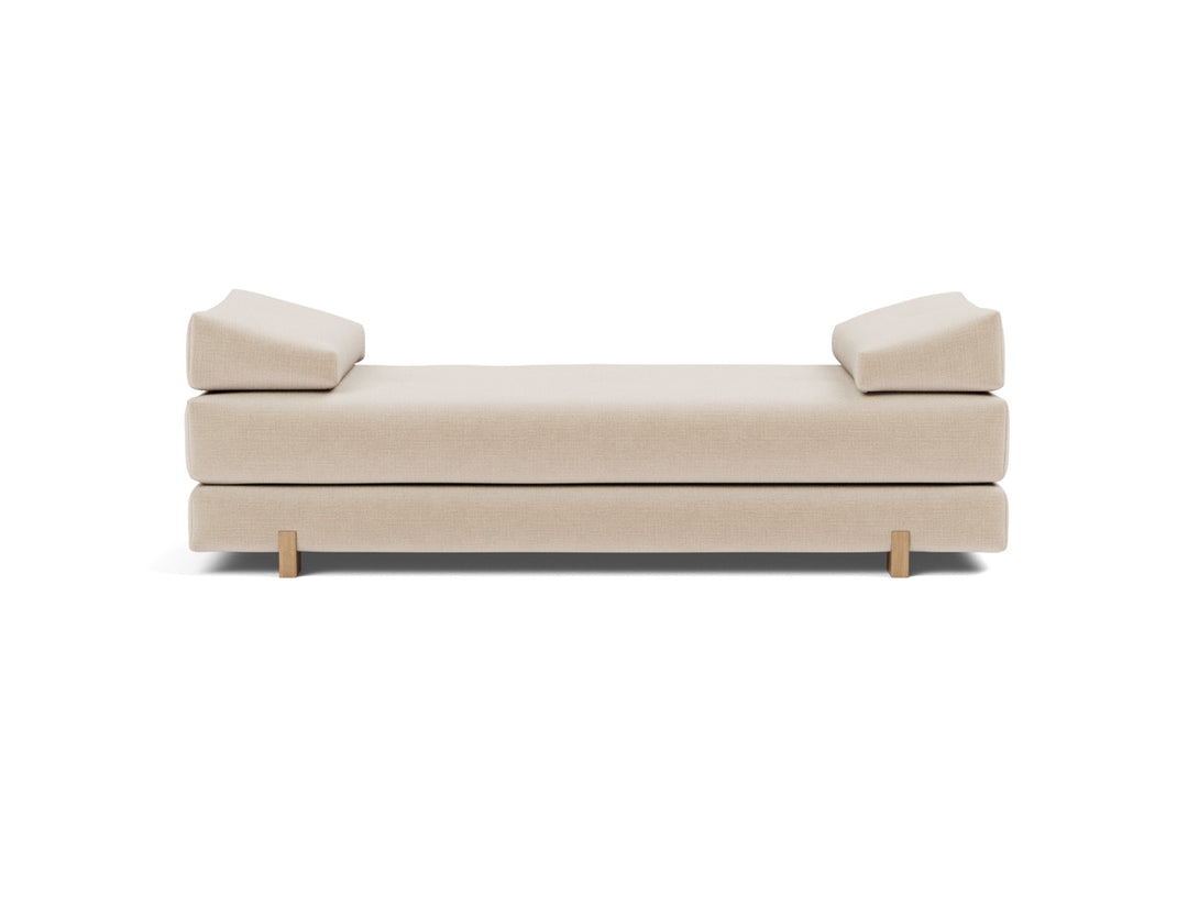 Canapea extensibila Sigmund Oak 160x200 cm, tesatura la alegere #material_410-esina-almond