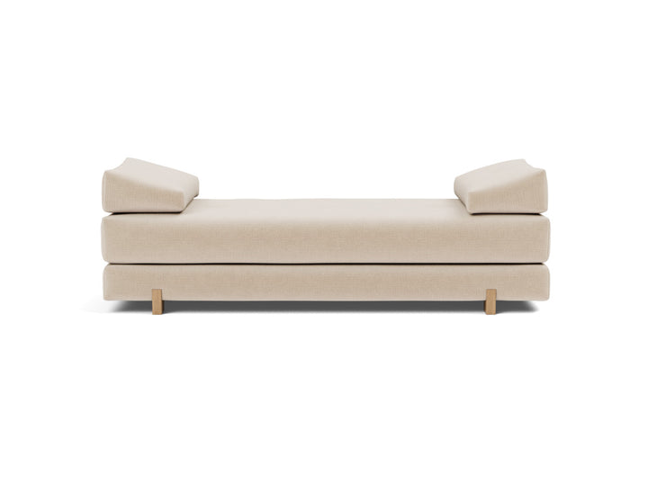 Canapea extensibila Sigmund Oak 160x200 cm, tesatura la alegere #material_410-esina-almond