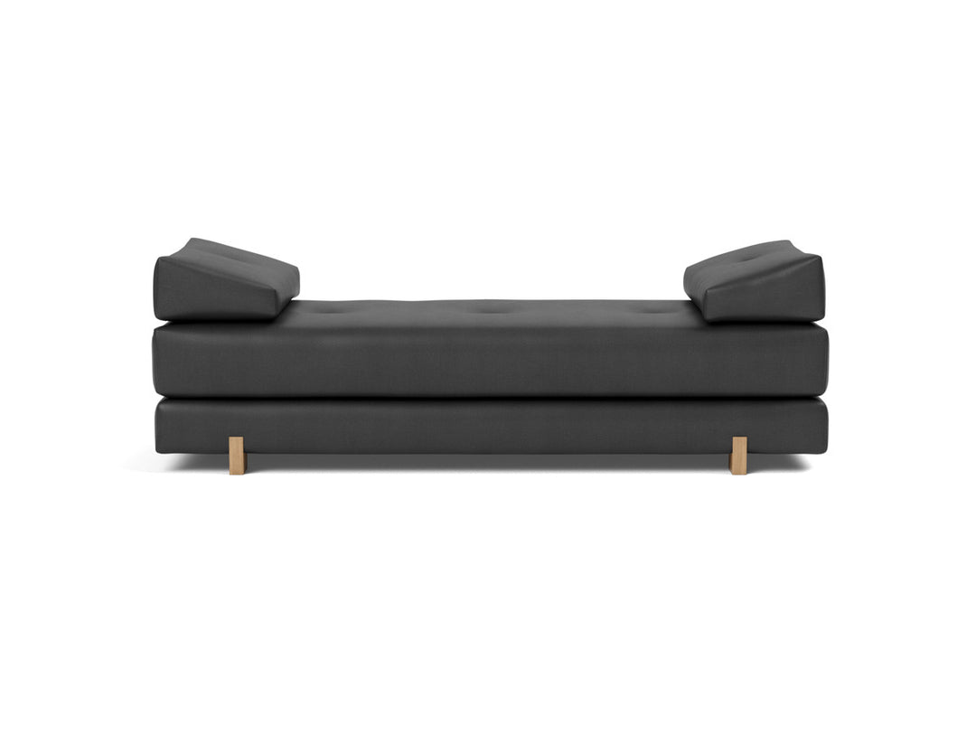 Canapea extensibila Sigmund Oak 160x200 cm, tesatura la alegere #material_550-faunal-black