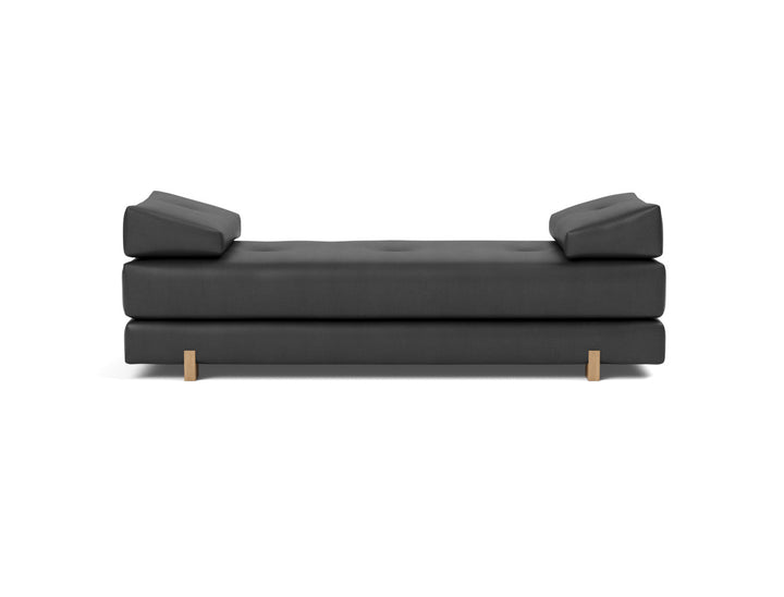 Canapea extensibila Sigmund Oak 160x200 cm, tesatura la alegere #material_550-faunal-black