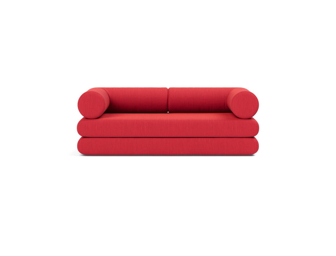Canapea extensibila Circlus cu brate in forma de L 180x200cm, tesatura la alegere #material_511-elegance-red