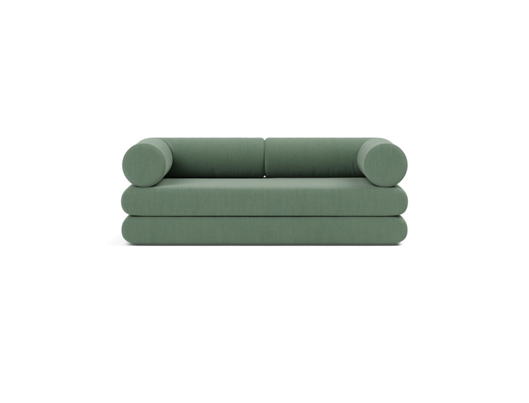 Canapea extensibila Circlus cu brate in forma de L 180x200cm, tesatura la alegere #material_518-elegance-green