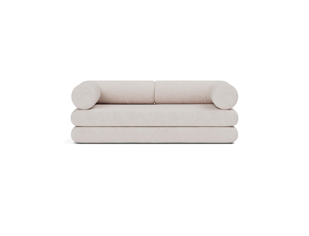 Canapea extensibila Circlus cu brate in forma de L 180x200cm, tesatura la alegere #material_300-weda-sand