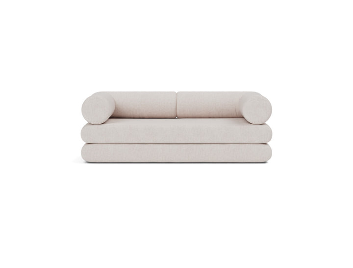 Canapea extensibila Circlus cu brate in forma de L 180x200cm, tesatura la alegere #material_300-weda-sand