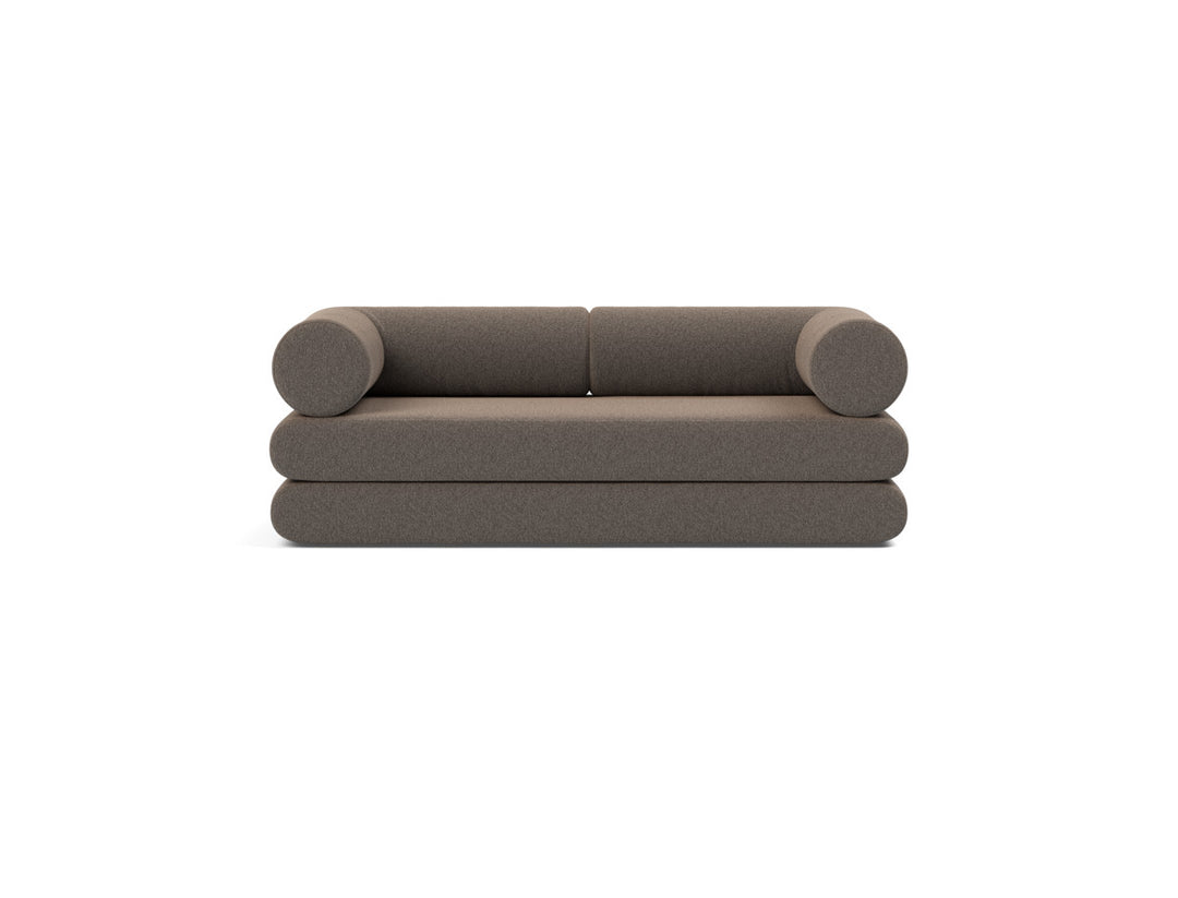 Canapea extensibila Circlus cu brate in forma de L 180x200cm, tesatura la alegere #material_530-boucl-taupe
