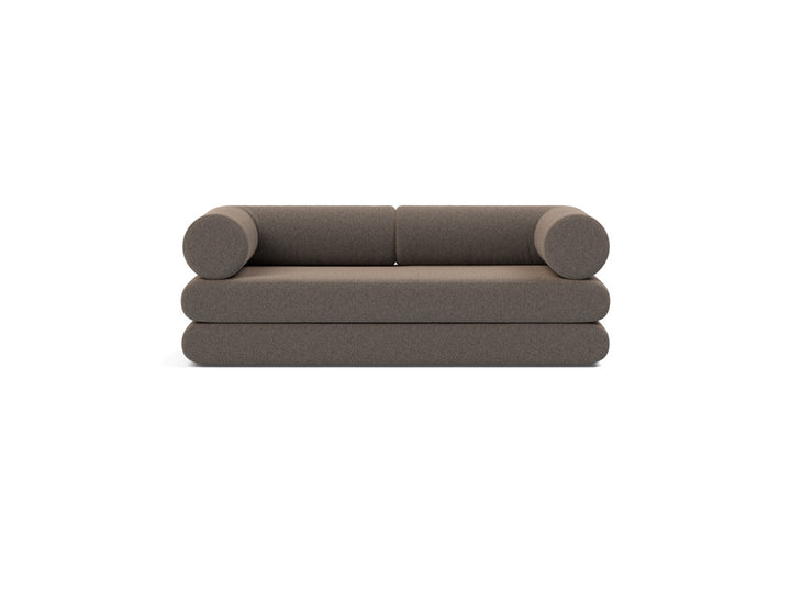 Canapea extensibila Circlus cu brate in forma de L 180x200cm, tesatura la alegere #material_530-boucl-taupe