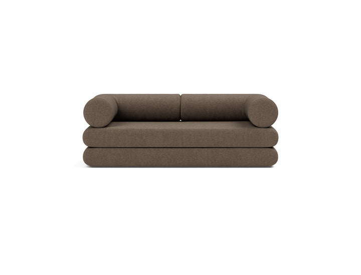 Canapea extensibila Circlus cu brate in forma de L 180x200cm, tesatura la alegere #material_411-esina-cedar-brown
