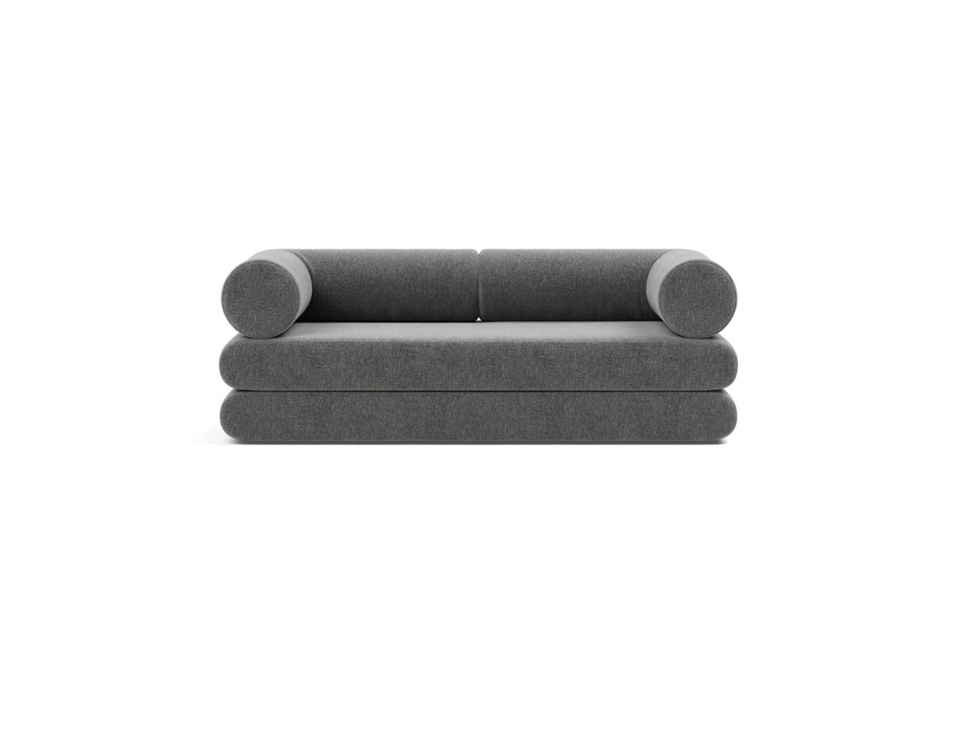 Canapea extensibila Circlus cu brate in forma de L 180x200cm, tesatura la alegere #material_563-twist-charcoal