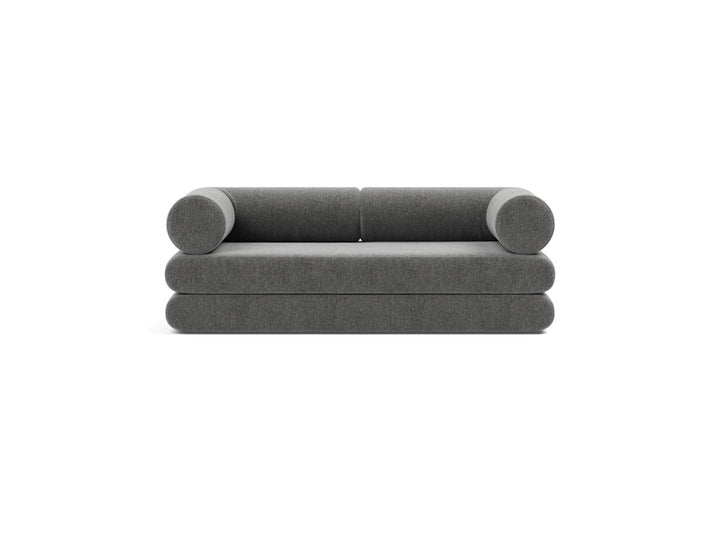 Canapea extensibila Circlus cu brate in forma de L 180x200cm, tesatura la alegere #material_563-twist-charcoal