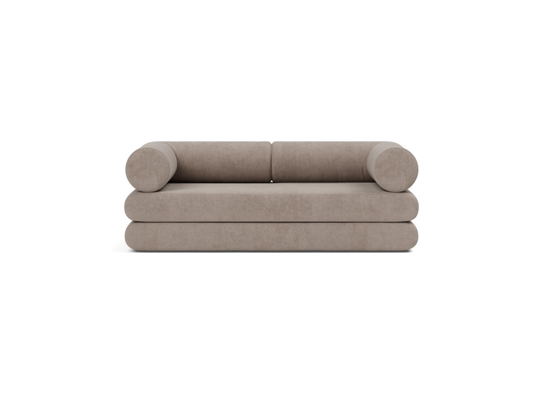 Canapea extensibila Circlus cu brate in forma de L 180x200cm, tesatura la alegere #material_318-cordufine-beige